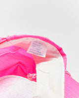 Vintage 1980s Molson Indy Vancouver Hot Pink Embroidered Rope Peak Flat Brim Trucker Hat - OS
