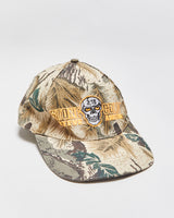 Vintage 1998 WWF Attitude Jungle Forest Camo Stone Cold Steve Austin Canvas Velcro Baseball Cap - OS