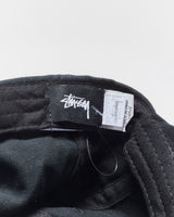 Vintage Stussy Stock Logo Canvas Embroidered Baseball Cap - OS
