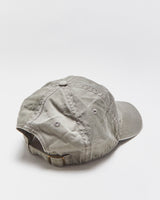 Vintage Fossil Khaki Cross Embroidered Canvas Baseball Cap - OS
