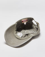 Vintage Fossil Khaki Cross Embroidered Canvas Baseball Cap - OS
