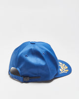 Vintage 1990s Tokyo Fire Team Embroidered Gold Leaf Canvas Zip-Back Baseball Cap - S