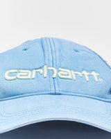 Vintage Carhartt Sky Blue Canvas Embroidered Mesh Back Trucker Hat - OS
