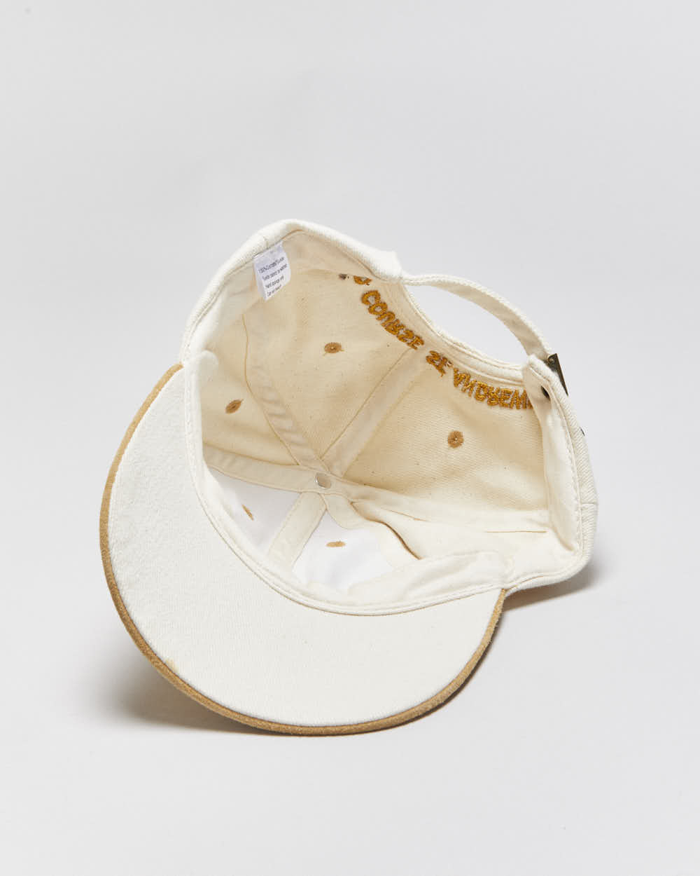Vintage Y2K 00s St. Andrews Old Course Suede Peak Baseball Cap - OS