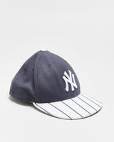 Vintage New Era 59Fifty NY Yankees Pinstripe MLB Performance Fitted Baseball Cap - OS