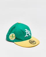 Vintage New Era 59Fifty Cooperstown Collection 1973 World Series Oakland Athletics Wool MLB Fitted Baseball Cap - 6 7/8