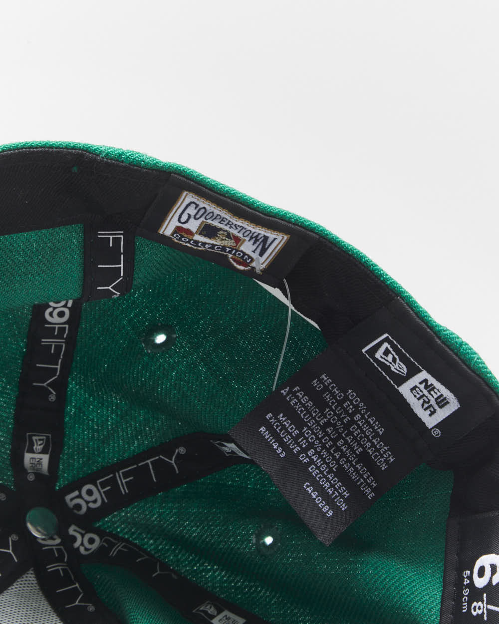 Vintage New Era 59Fifty Cooperstown Collection 1973 World Series Oakland Athletics Wool MLB Fitted Baseball Cap - 6 7/8