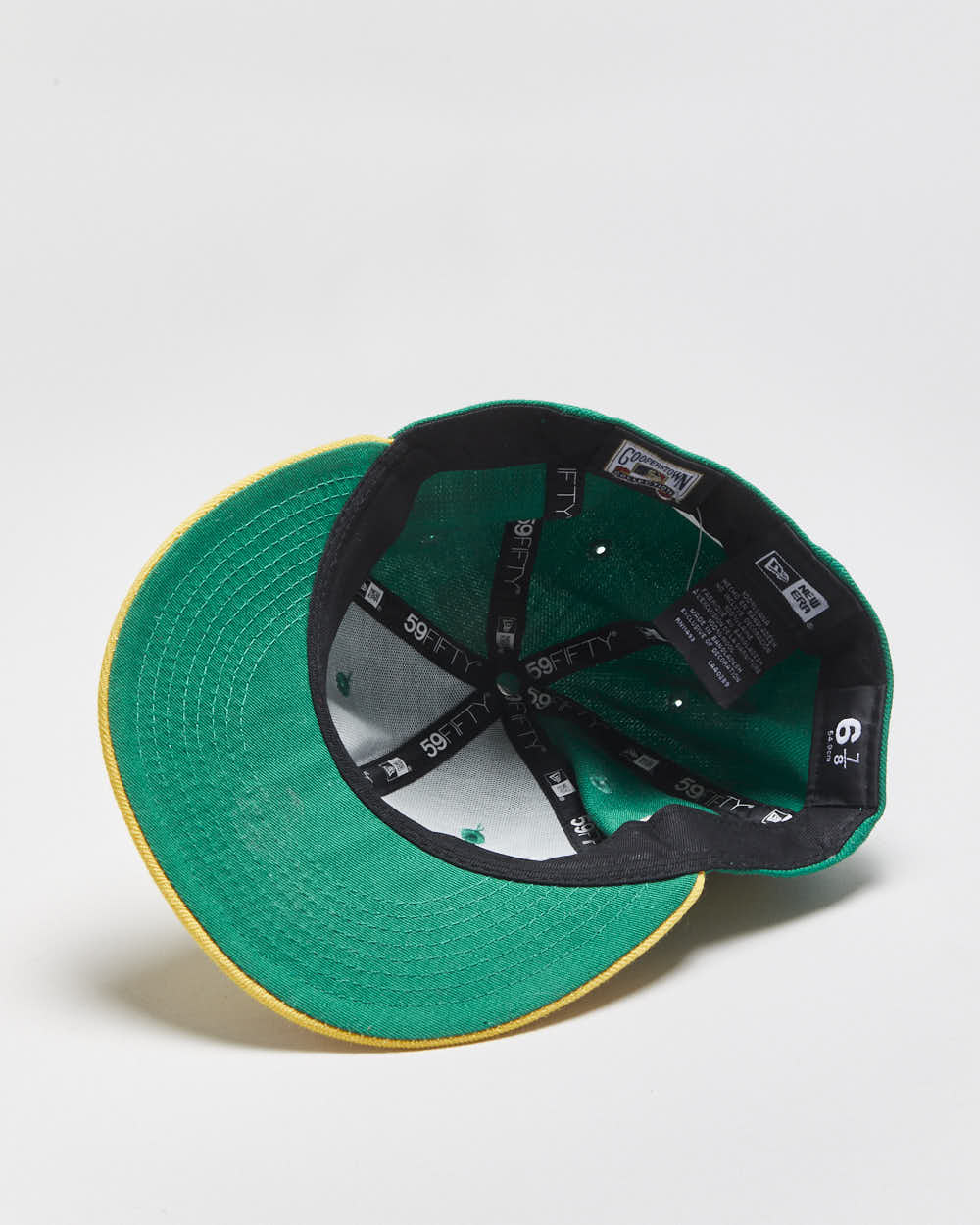 Vintage New Era 59Fifty Cooperstown Collection 1973 World Series Oakland Athletics Wool MLB Fitted Baseball Cap - 6 7/8