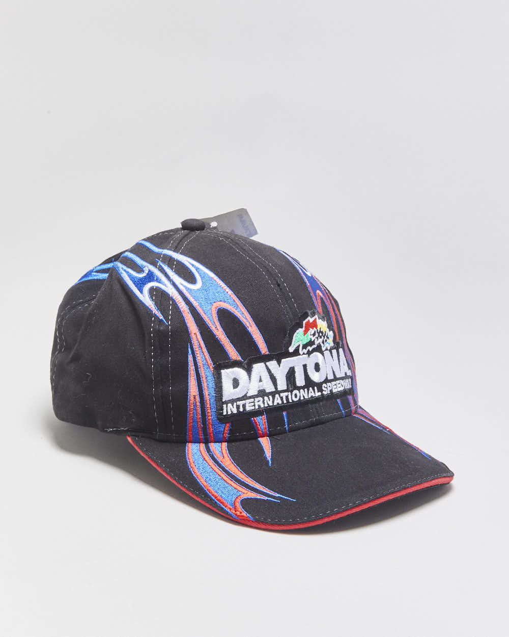 DSWT Vintage Y2K 00s Daytona International Speedway ISC Motorsports Embroidered Canvas Velcro Baseball Cap - OS