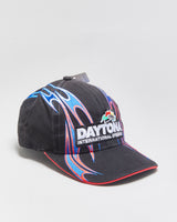 DSWT Vintage Y2K 00s Daytona International Speedway ISC Motorsports Embroidered Canvas Velcro Baseball Cap - OS