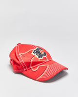 Vintage Y2K 00s Reebok Centre Ice Calgary Flames Contrast Stitch Fitmax'70 NHL Baseball Cap - L/XL