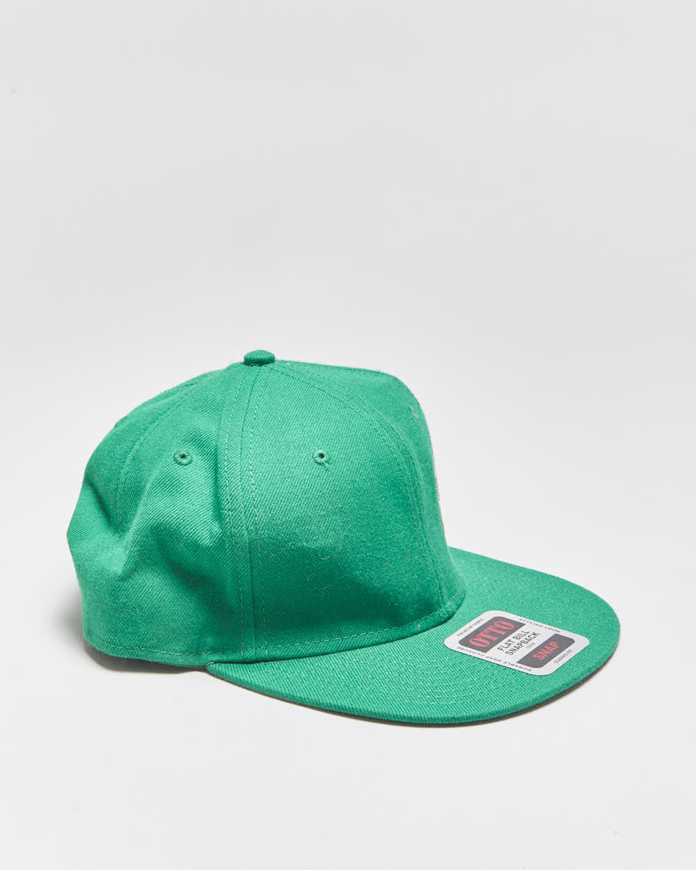 DS Vintage Green Mile Marijuana Embroidered Wool Blend Otto Flat Bill Snapback - OS