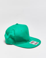 DS Vintage Green Mile Marijuana Embroidered Wool Blend Otto Flat Bill Snapback - OS