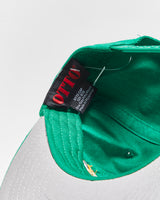 DS Vintage Green Mile Marijuana Embroidered Wool Blend Otto Flat Bill Snapback - OS