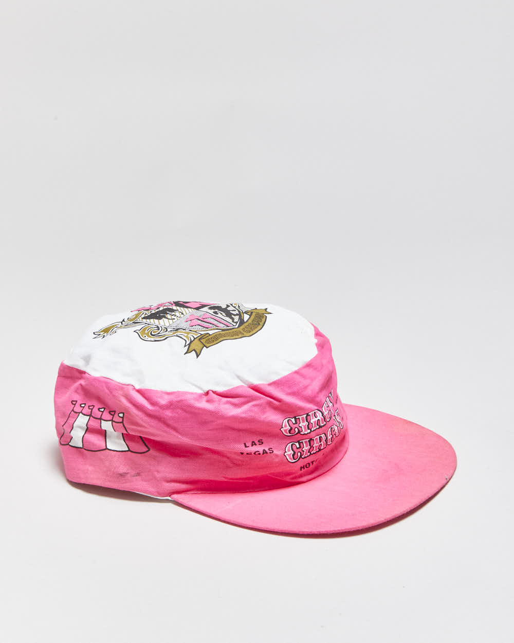 Vintage 1980s Circus Circus Hotel Las Vegas Reno Cotton Flat Bill Snapback - OS