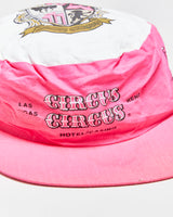 Vintage 1980s Circus Circus Hotel Las Vegas Reno Cotton Flat Bill Snapback - OS
