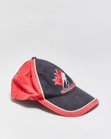 Vintage 2006 Y2K The Home Game Inc. Team Canada Ice Hockey Canvas Velcro Baseball Cap - S/M