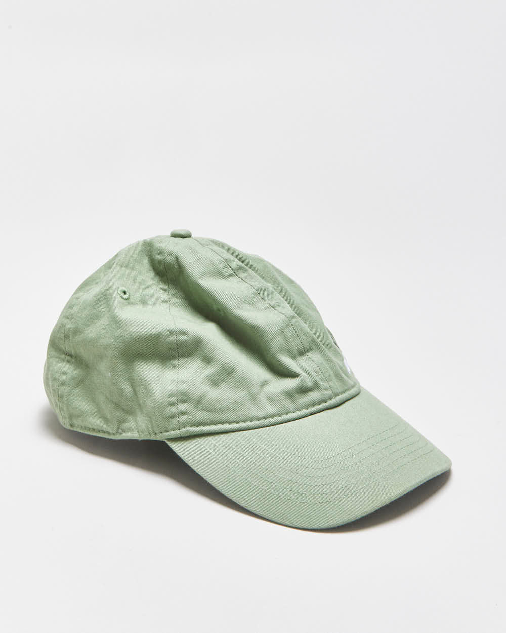 Vintage Puma Sage Green Embroidered Canvas Baseball Cap - OS