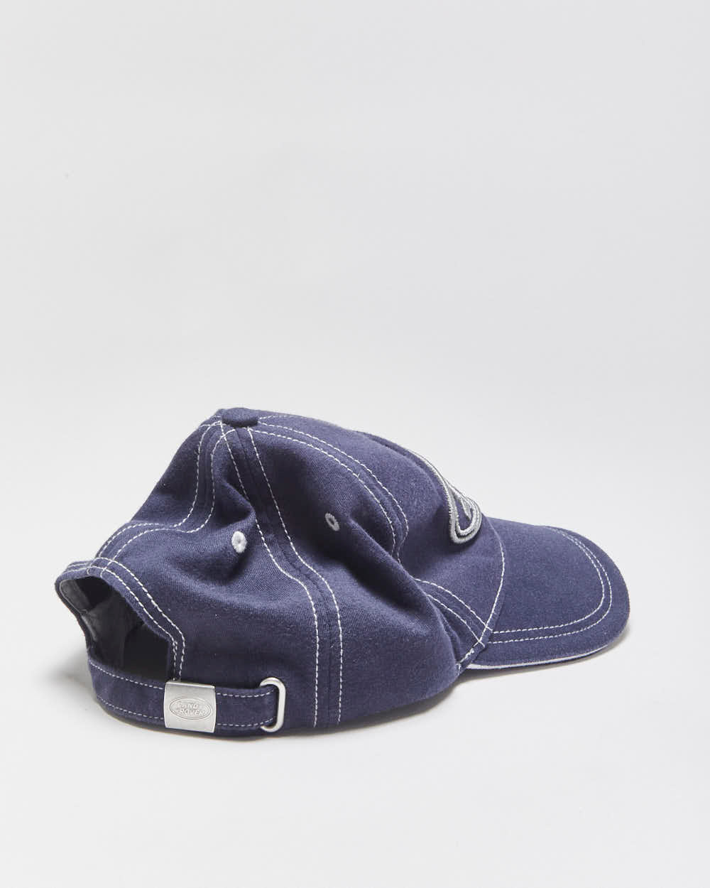 Vintage Land Rover Contrast Stitch Embroidered Canvas Baseball Cap - OS