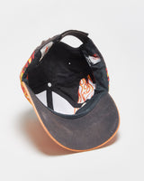 Vintage '05 Y2K Dodge Flame Embroidered Choko Motorsports Canvas Velcro Baseball Cap - OS