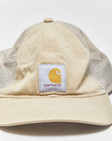 Vintage Carhartt Desert Khaki Canvas Mesh Back Trucker Hat - OS