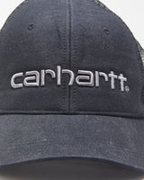 Vintage Carhartt Canvas Mesh Back Logo Curve Brim Trucker Hat - OS