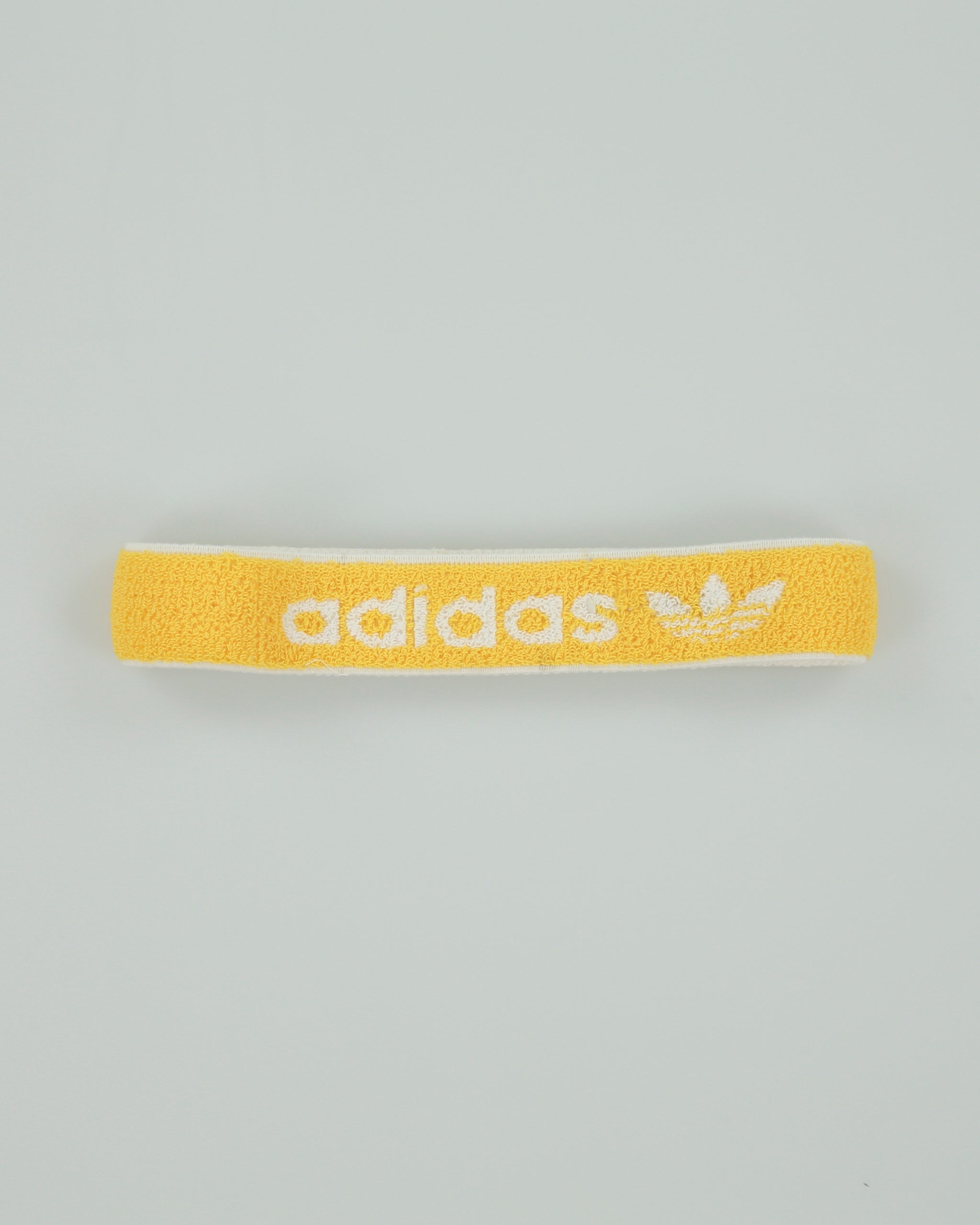Vintage 1970s Adidas Deadstock Yellow Headband