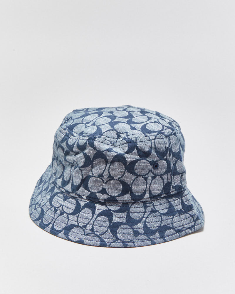 DS SS2025 Coach Signature C Monogram Jacquard Canvas Bucket Hat - XS/S