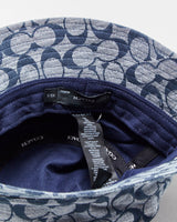 DS SS2025 Coach Signature C Monogram Jacquard Canvas Bucket Hat - XS/S