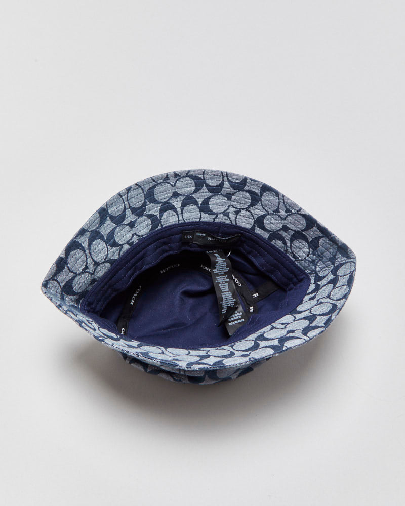 DS SS2025 Coach Signature C Monogram Jacquard Canvas Bucket Hat - XS/S