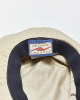 DS Vintage 1990s Avirex Varsity Khaki Made In USA Canvas Bucket Hat - M/L