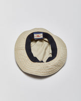 DS Vintage 1990s Avirex Varsity Khaki Made In USA Canvas Bucket Hat - M/L