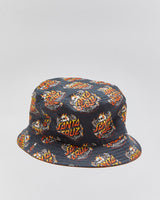 Broken Promises x Santa Cruz Canvas Flaming Boneyard Bucket Hat - M/L