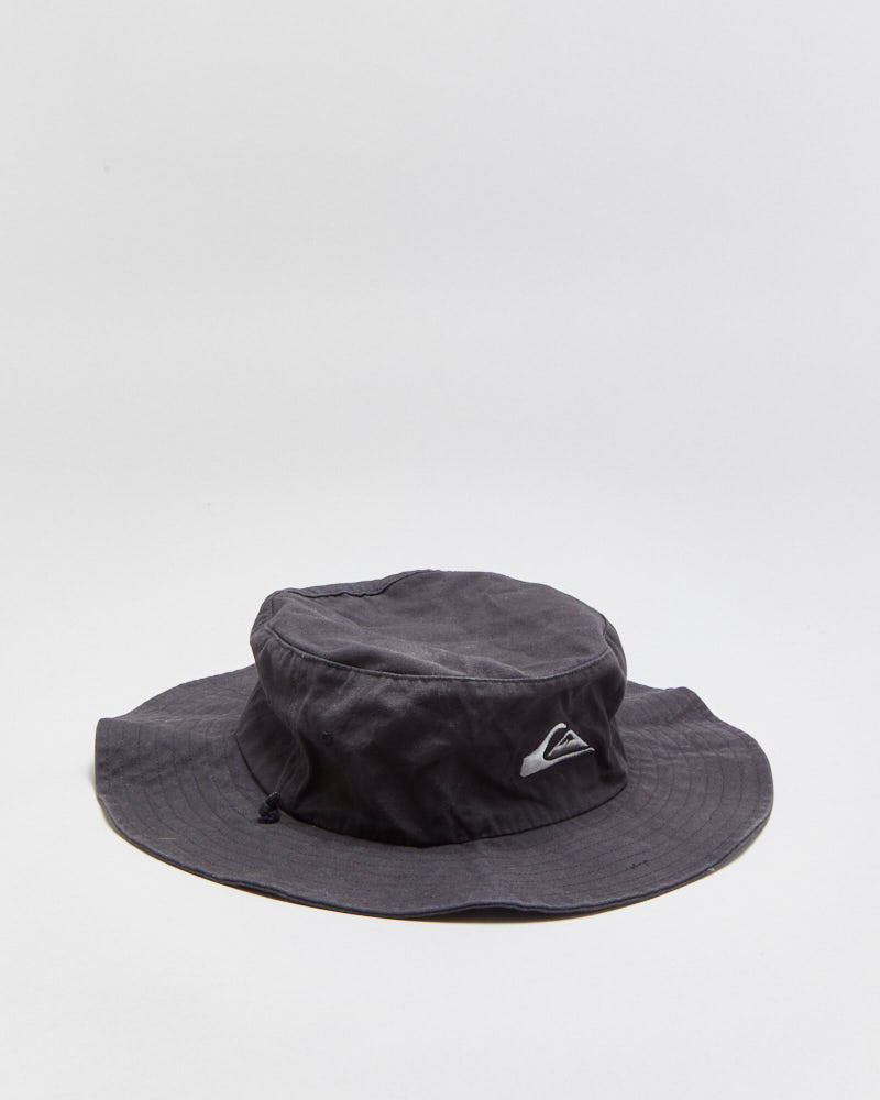 Vintage Quiksilver Slate Grey Canvas Bushmaster Boonie Hat - L/XL