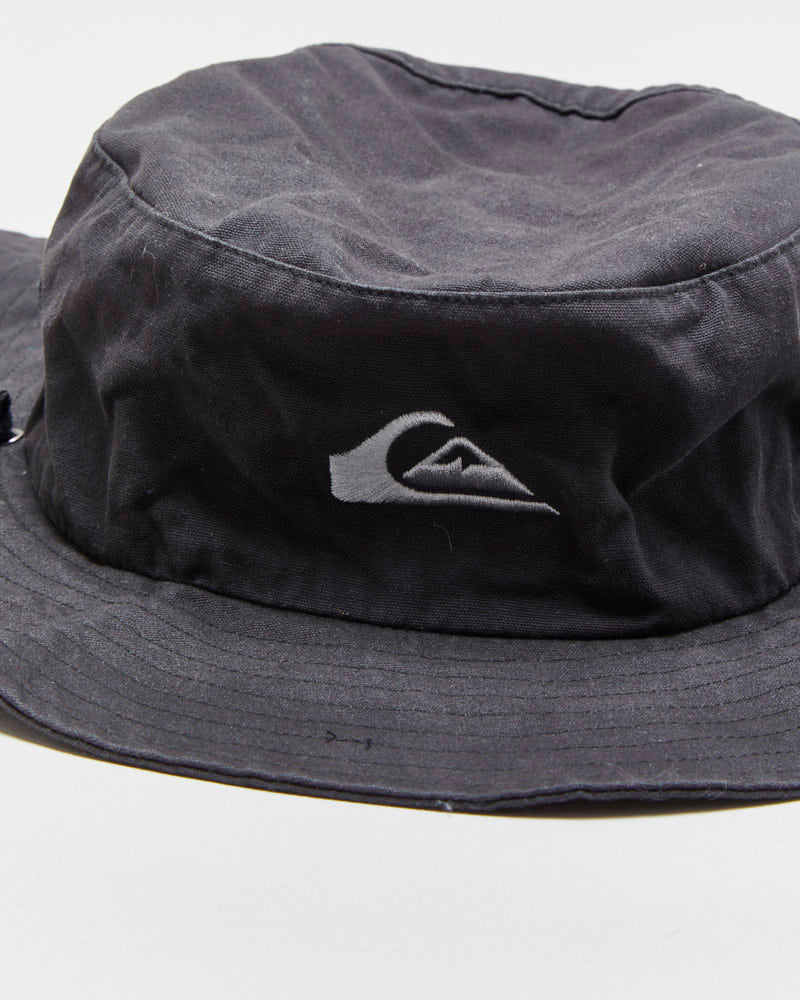 Vintage Quiksilver Slate Grey Canvas Bushmaster Boonie Hat - L/XL