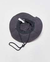 Vintage Quiksilver Slate Grey Canvas Bushmaster Boonie Hat - L/XL
