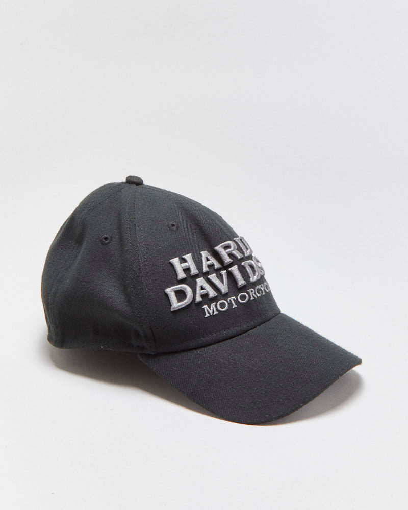 Vintage Harley Davidson x New Era 39Thirty Embroidered Stretch-Fit Baseball Cap - M/L