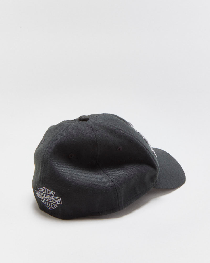 Vintage Harley Davidson x New Era 39Thirty Embroidered Stretch-Fit Baseball Cap - M/L