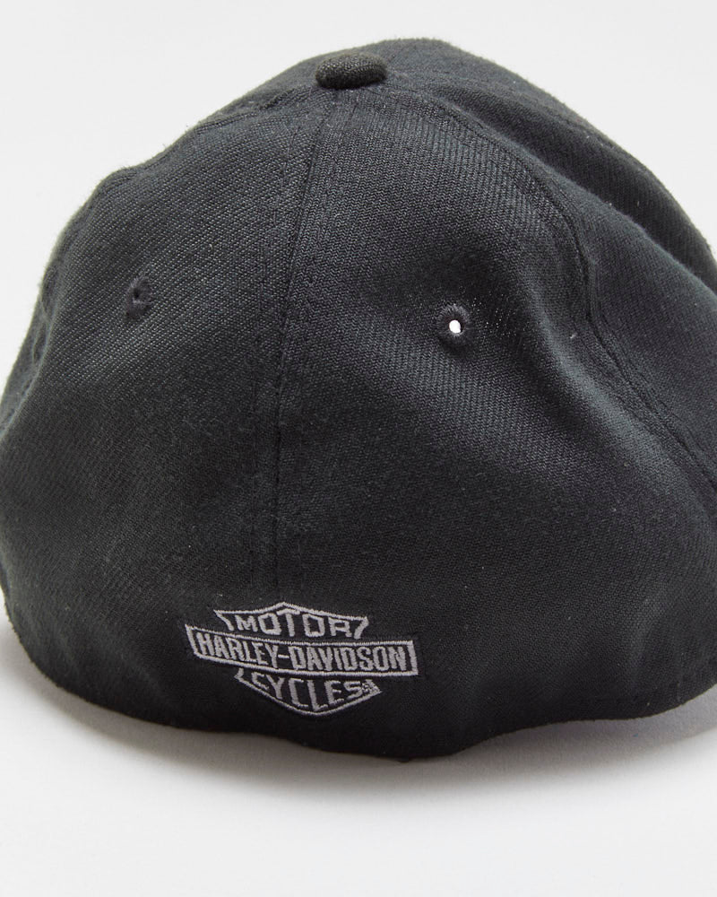 Vintage Harley Davidson x New Era 39Thirty Embroidered Stretch-Fit Baseball Cap - M/L