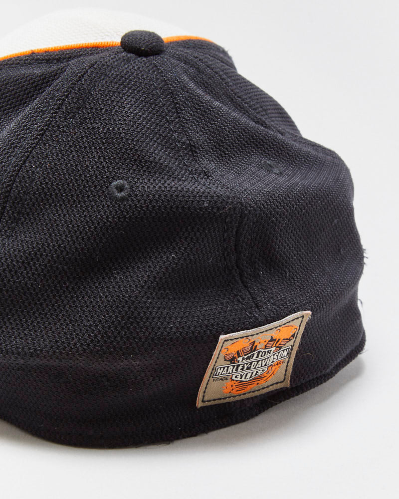 Vintage Y2K 00s Harley Davidson x New Era 39Thirty Embroidered Stretch-Fit Baseball Cap - S/M