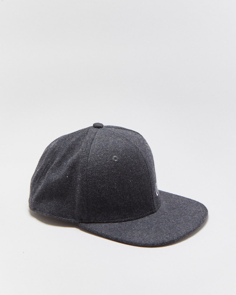 Vintage Audi Motorsport Grey Marl Wool Blend Embroidered Snapback - OS