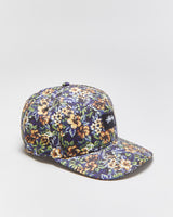 Vintage Stussy Island Floral Curve Brim Snapback - OS