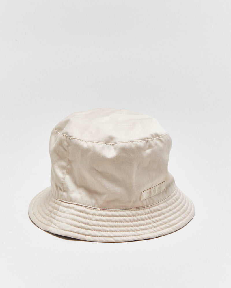 Vintage Y2K 00s Burberry Nova Check Reversible Cotton Canvas Bucket Hat - S/M
