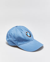 Vintage BMW Steel Blue Embroidered Canvas Baseball Cap - OS