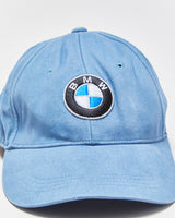 Vintage BMW Steel Blue Embroidered Canvas Baseball Cap - OS