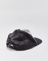 Vintage Y2K 00s Stussy Graffiti Flat Brim Trucker Hat - OS