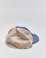 Vintage Y2K 00s Toyota Raw Indigo Denim Curve Brim Trucker Hat - OS
