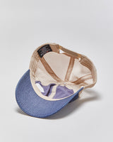 Vintage Y2K 00s Toyota Raw Indigo Denim Curve Brim Trucker Hat - OS