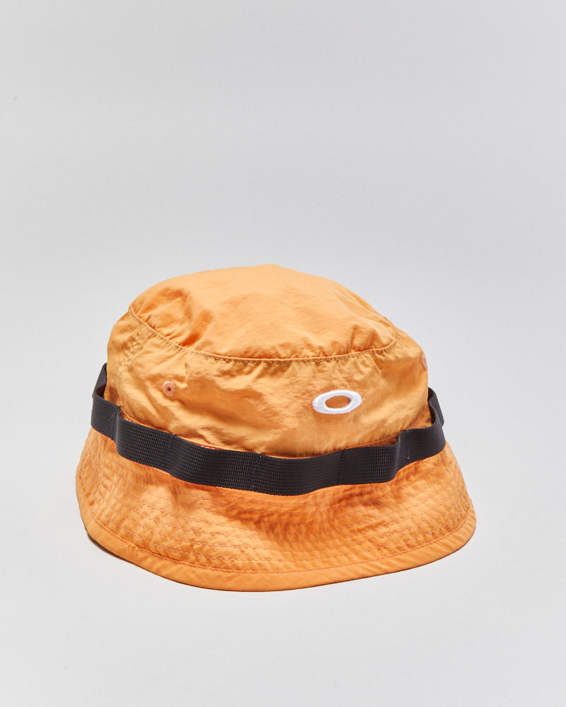 Vintage Oakley Golf O Logo Canvas Shell Bucket Hat - M/L