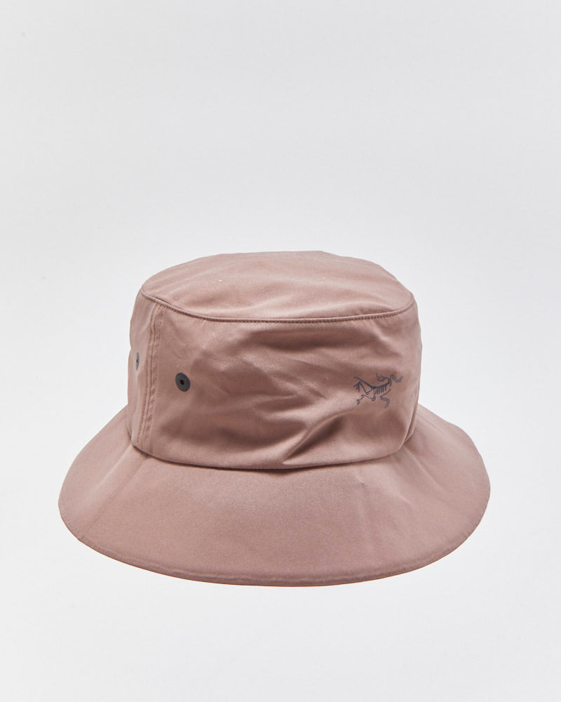 Vintage Arc'teryx Mauve 'Sinsola Shade' Soft Shell Boonie Bucket Hat - M
